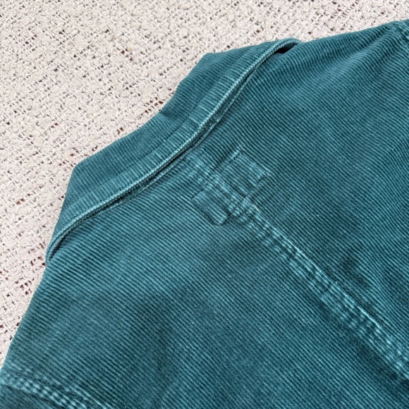 Vintage Teal Corduroy Blazer Size L - Picture 12 of 13